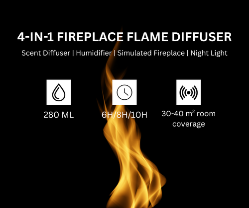 Fireplace Flame Light Diffuser